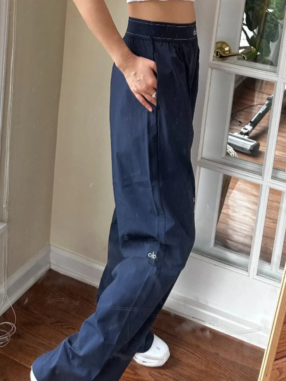 🛴NWT Authentic🎏 ALO Yoga Suit Up Trouser Navy Blue (Regular)